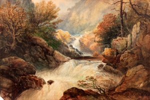 Las Cataratas de Lochy de Thomas Miles Richardson